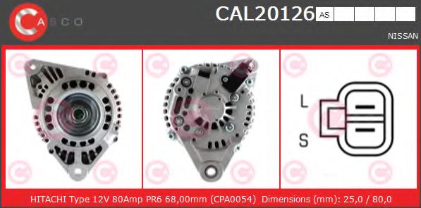 Генератор CASCO CAL20126AS