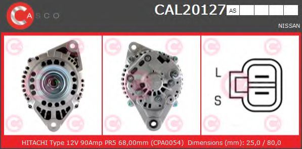 Генератор CASCO CAL20127AS