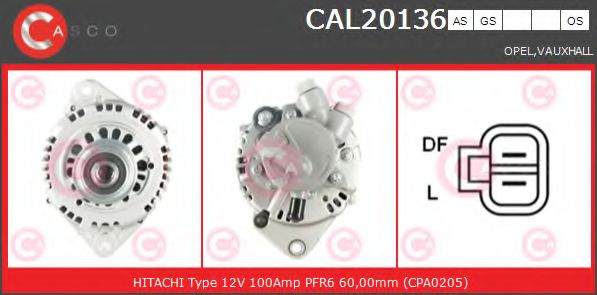Генератор CASCO CAL20136AS