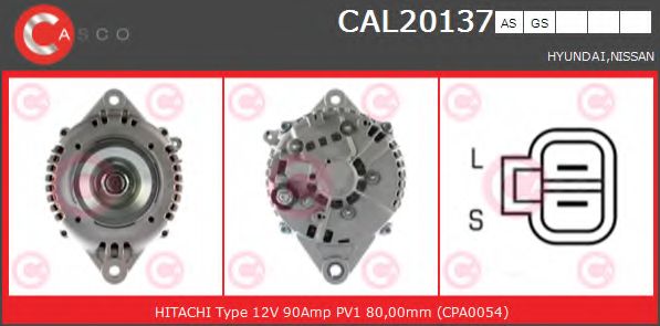 Генератор CASCO CAL20137AS