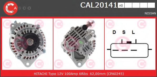 Генератор CASCO CAL20141AS