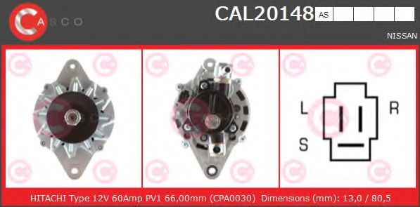 Генератор CASCO CAL20148AS