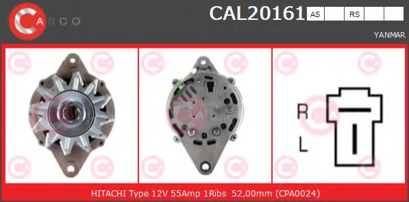 Генератор CASCO CAL20161AS