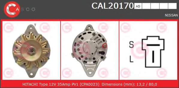 Генератор CASCO CAL20170AS