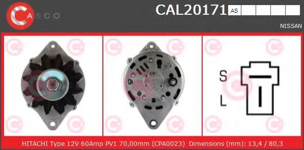 Генератор CASCO CAL20171AS