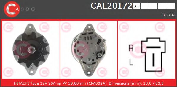 Генератор CASCO CAL20172AS