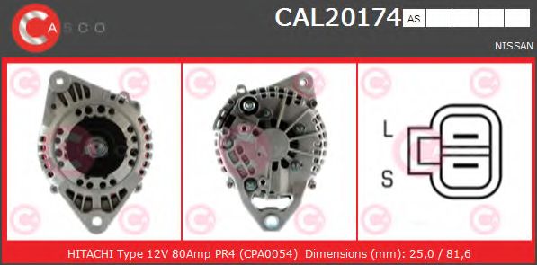 Генератор CASCO CAL20174AS