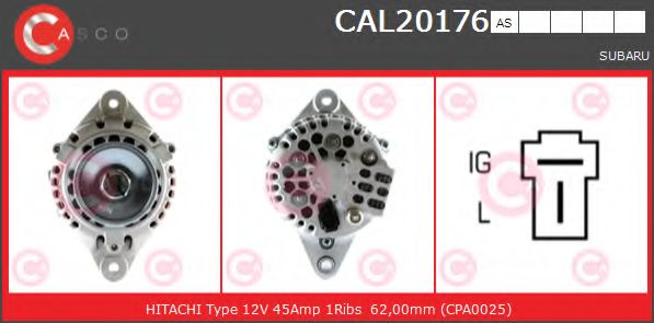 Генератор CASCO CAL20176AS