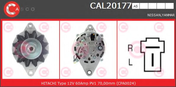 Генератор CASCO CAL20177AS