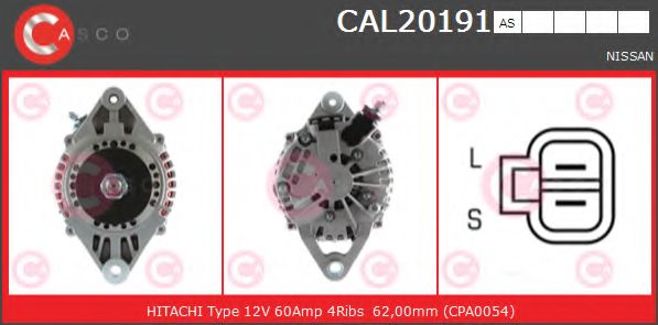 Генератор CASCO CAL20191AS