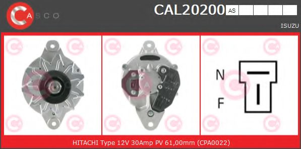 Генератор CASCO CAL20200AS