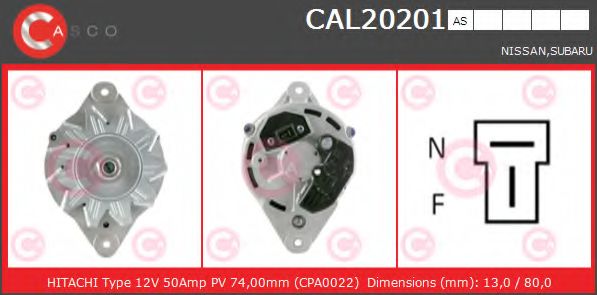 Генератор CASCO CAL20201AS