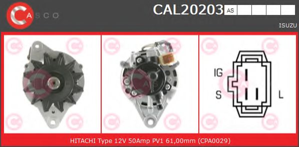 Генератор CASCO CAL20203AS