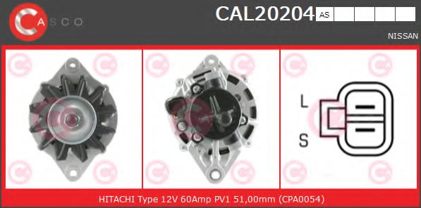 Генератор CASCO CAL20204AS