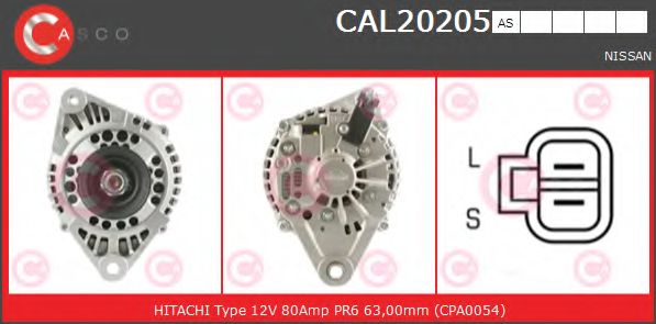Генератор CASCO CAL20205AS