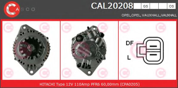 Генератор CASCO CAL20208GS