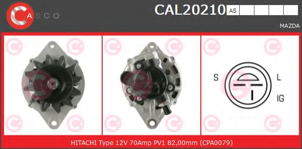 Генератор CASCO CAL20210AS