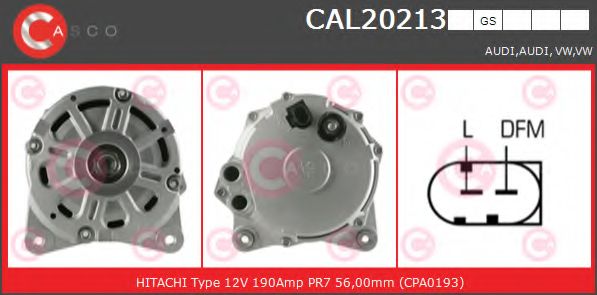 Генератор CASCO CAL20213GS