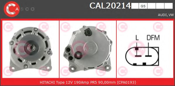 Генератор CASCO CAL20214GS