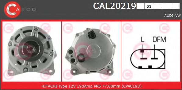 Генератор CASCO CAL20219GS