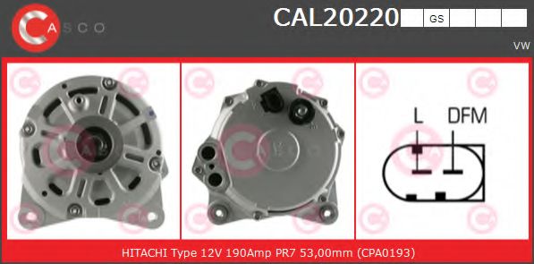 Генератор CASCO CAL20220GS