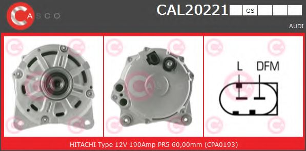 Генератор CASCO CAL20221GS
