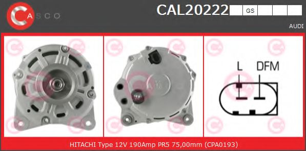Генератор CASCO CAL20222GS