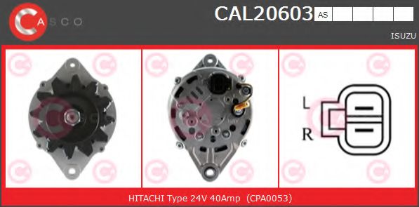 Генератор CASCO CAL20603AS