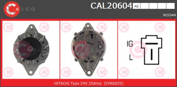 Генератор CASCO CAL20604AS
