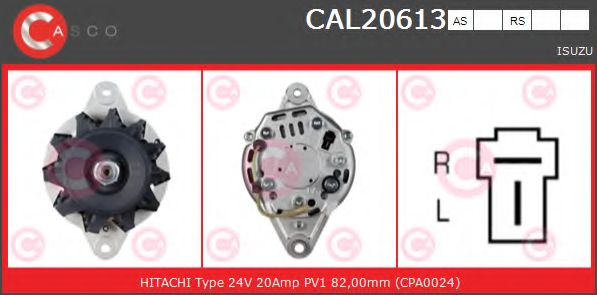 Генератор CASCO CAL20613AS