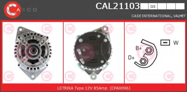 Генератор CASCO CAL21103GS