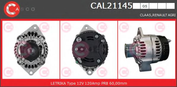 Генератор CASCO CAL21145GS