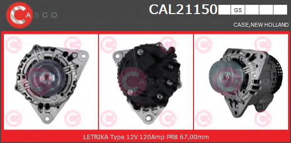 Генератор CASCO CAL21150GS