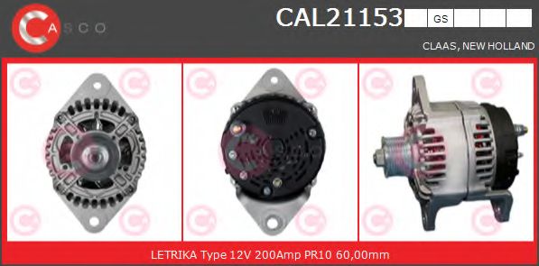 Генератор CASCO CAL21153GS