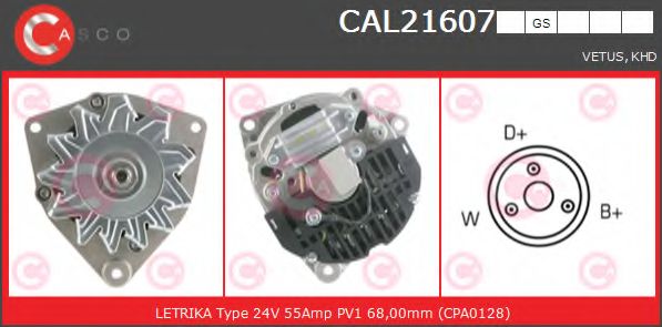 Генератор CASCO CAL21607GS