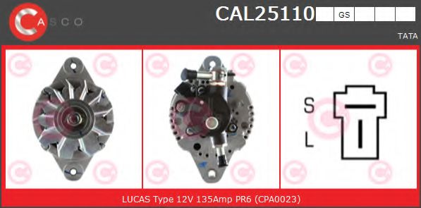 Генератор CASCO CAL25110GS