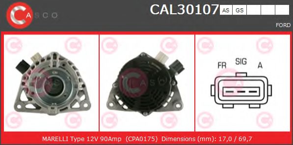 Генератор CASCO CAL30107AS