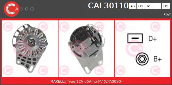 Генератор CASCO CAL30110AS