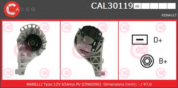 Генератор CASCO CAL30119AS