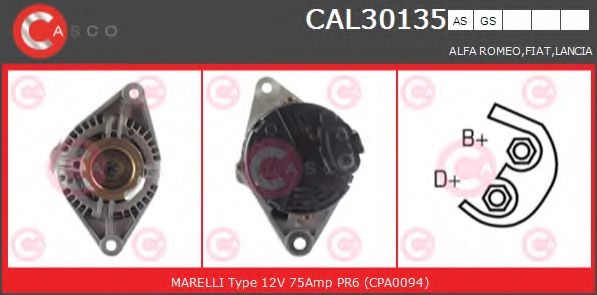 Генератор CASCO CAL30135AS