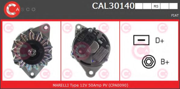 Генератор CASCO CAL30140RS