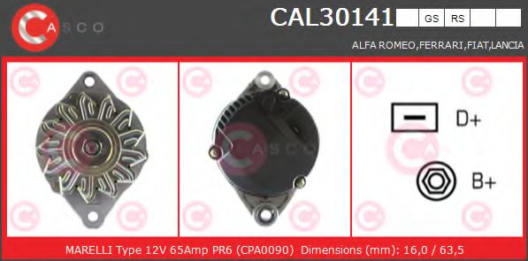 Генератор CASCO CAL30141RS