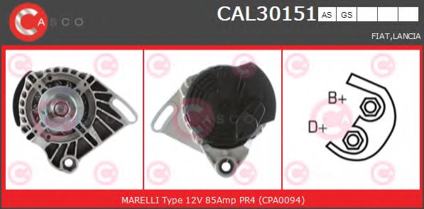 Генератор CASCO CAL30151AS