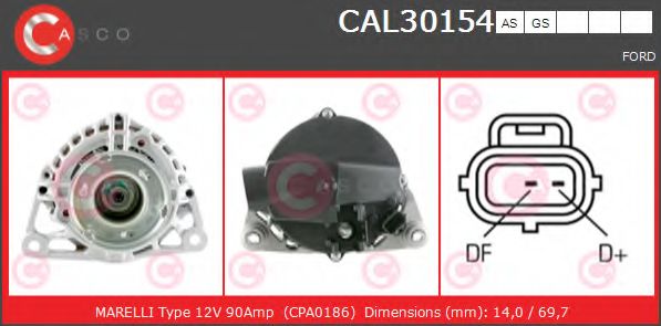 Генератор CASCO CAL30154AS