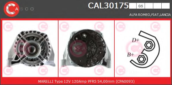 Генератор CASCO CAL30175GS