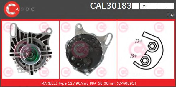 Генератор CASCO CAL30183GS