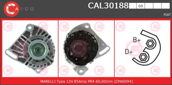 Генератор CASCO CAL30188GS