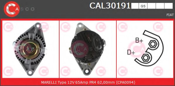 Генератор CASCO CAL30191GS