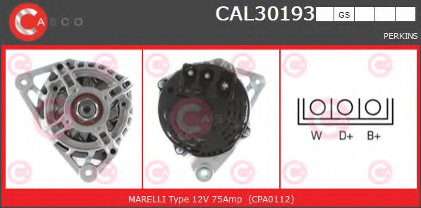 Генератор CASCO CAL30193GS