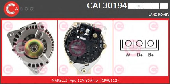Генератор CASCO CAL30194GS